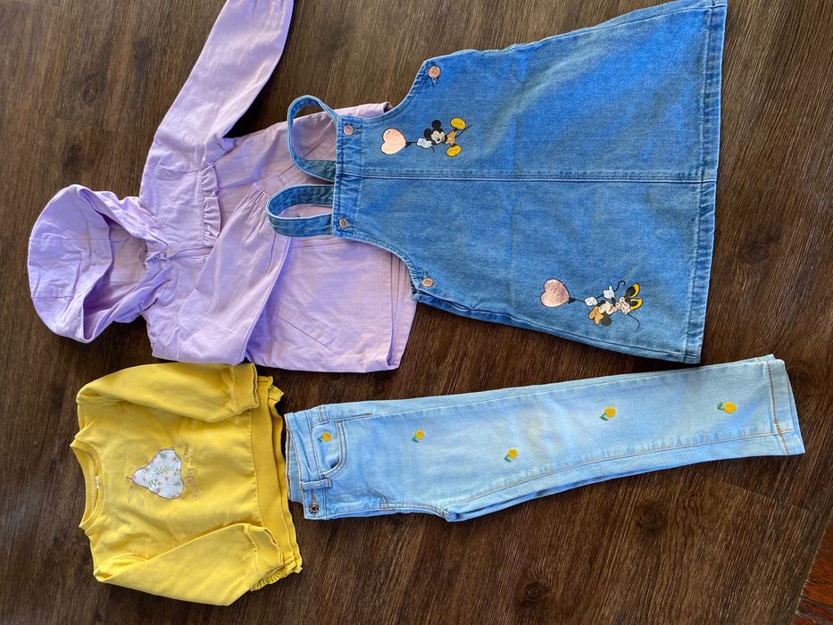 Лот вещей для девочки на рост 104-110