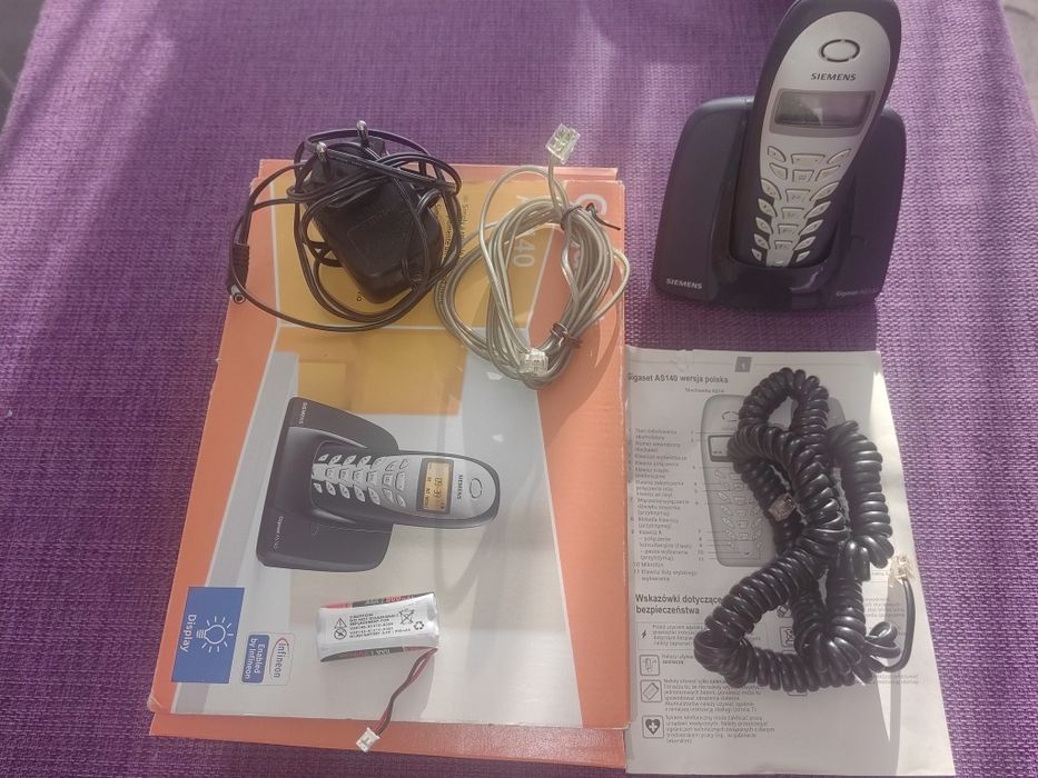 Bezprzewodowy Siemens Gigaset typ AS 140