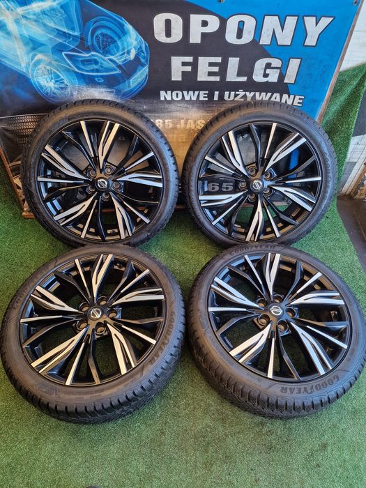 Koła zimowe 19 5×114.3 Nissan Qashqai II Juke II Renault Kadjar 8mm jak Nowe Orginał