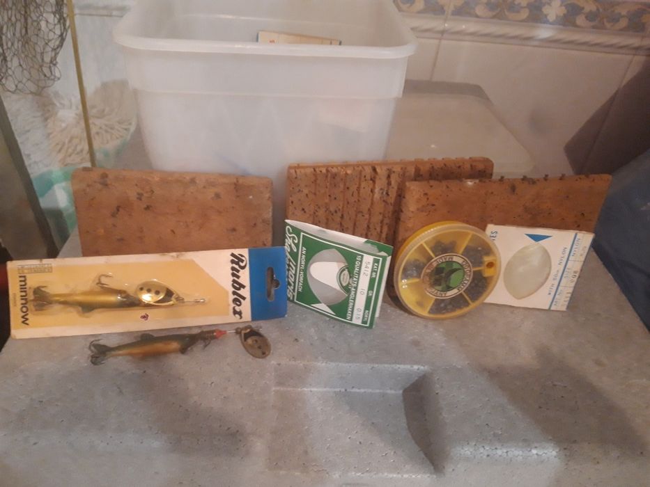 Conjunto  de material de pesca