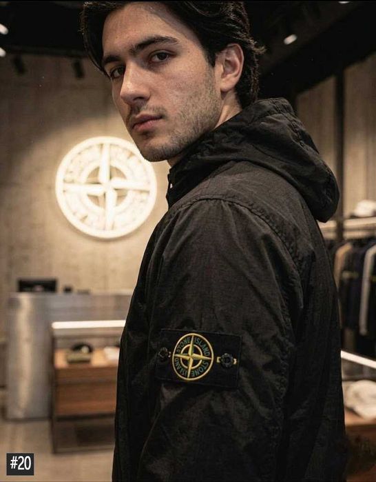 Ветровка Stone Island GoreTex - Куртка Стон Айленд Чорна - ХС С М Л ХЛ ХХЛ