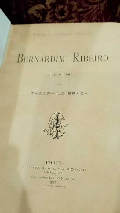 História da Literatura Portuguesa 1897 Theophilo Braga