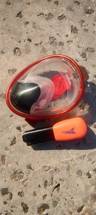 Маска полнолицевая для плавания (снорклинга)