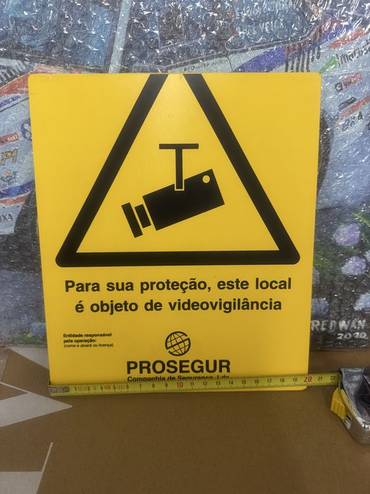 Vende se placa anti roubo Prosegur