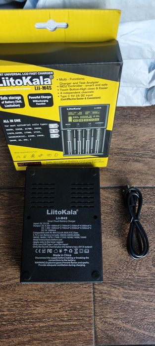 Зарядное устройство LiitoKala Lii-M4S . Lii-CH4. Lii-402 оригинал.