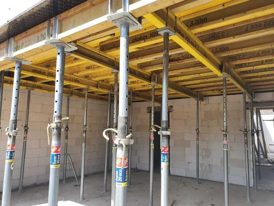 Wynajmę stemple budowlane podpory stropowe 3,6m 0,2zl, dźwigary korony