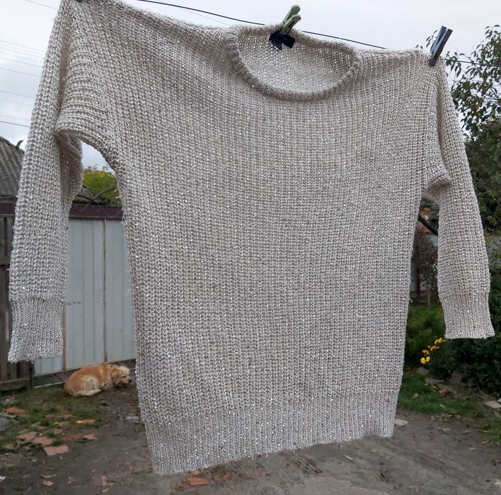 Свитер с блестками Женский