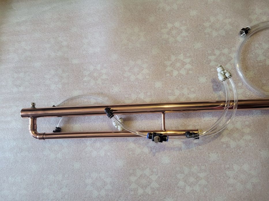 Дистиллятор  мідний.колонна.