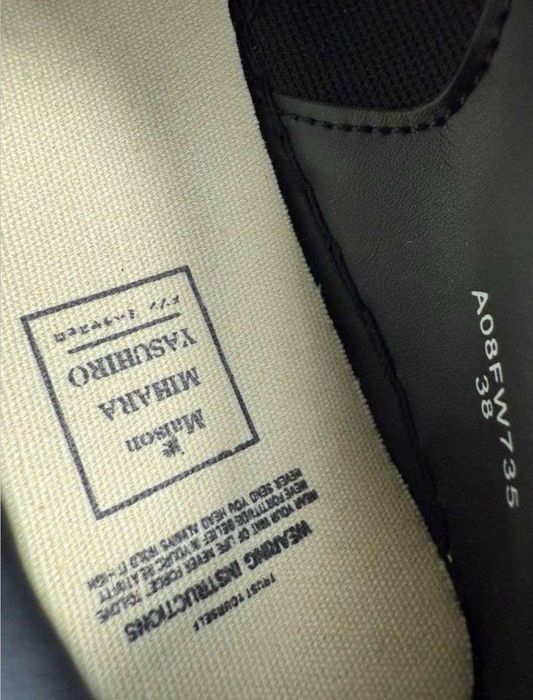 Кеди Maison Mihara Yasuhiro MMY all black чорні сваг опіум