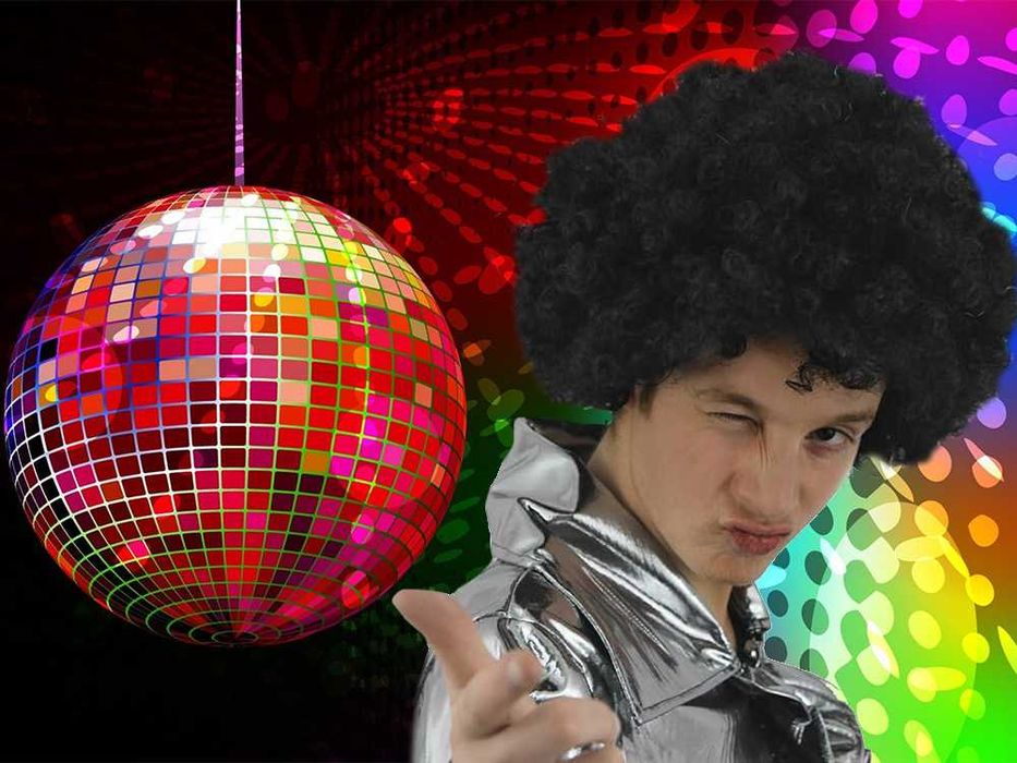 Peruka Afro Kręcone Czarne Włosy Halloween Karnawał Impreza Bal