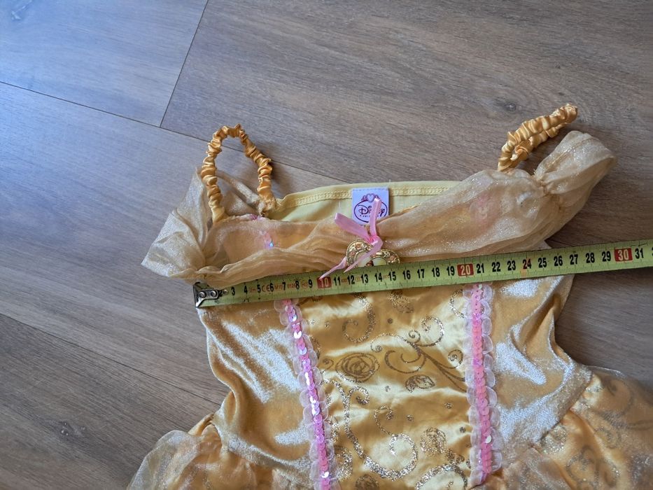 Bella piękna I bestia sukienka strój przebranie 110-116