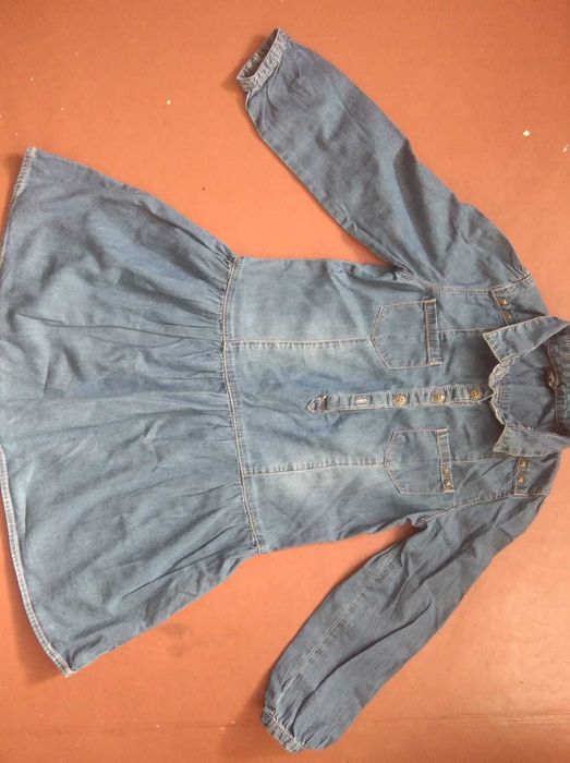 Джинсове плаття для дівчинки