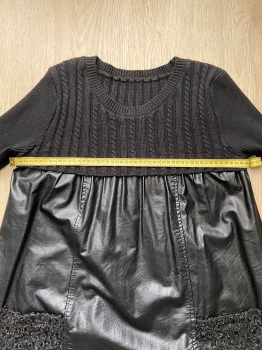 Сукня міні шкіряна