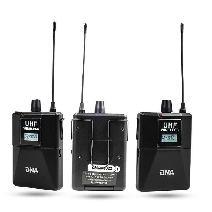 DNA IN-EAR GO system bezprzewodowy nagłośnienia odsłuch douszny