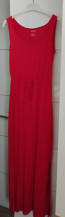 Sukienka/Esmara/maxi/S/M/36/38/długa/czerwona