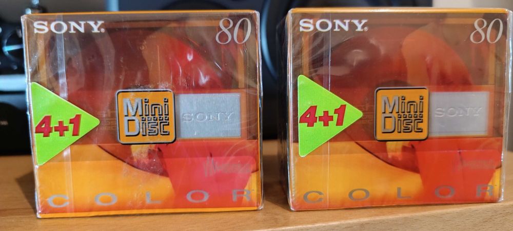 Minidisc SONY 80 minutos - coloridos