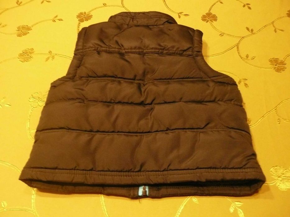 czarna kamizelka gruba 98-104 cm rebel
