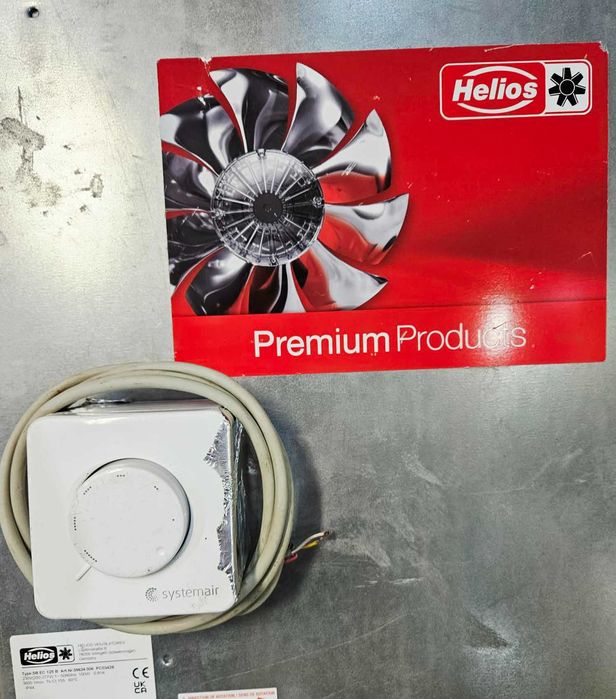 Helios SB EC 125 B SilentBox – wentylator odśrodkowy liniowy