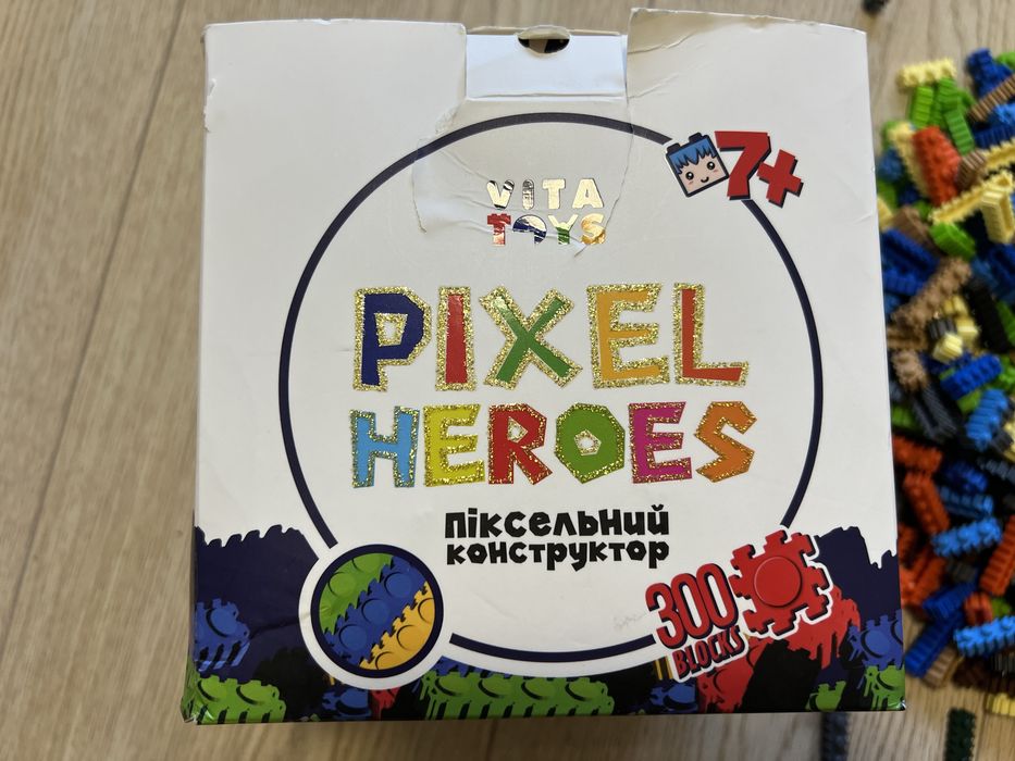 Minecraft конструктор pixel Alex i Steve Vita toys 3D