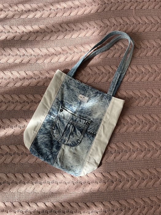 Сумка шопер джинсова