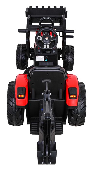 Pojazd Elektryczny dla Dzieci - Traktor Spychacz z Przyczepą 720-T
