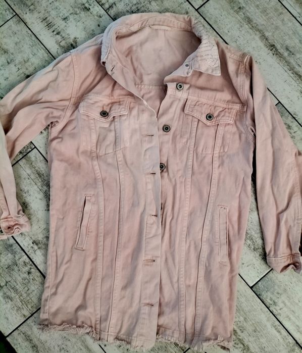 Katana jeansowa długa