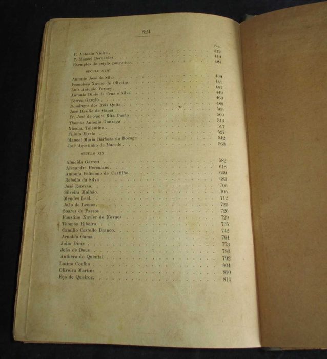 Livro Selecta de Literatura A. Gomes Pereira 1907