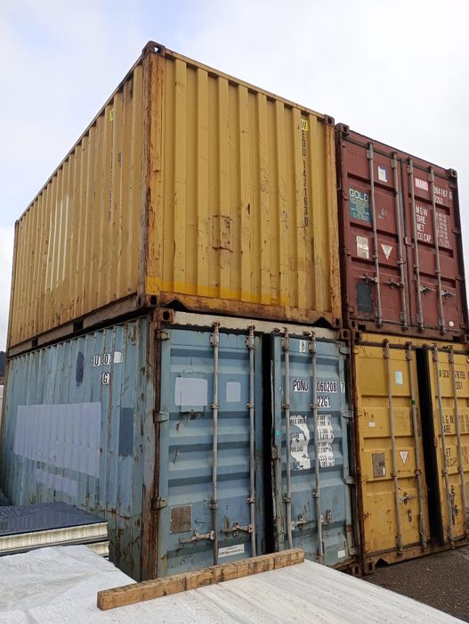 Kontener magazynowy 6 m, dostępny od ręki na placu