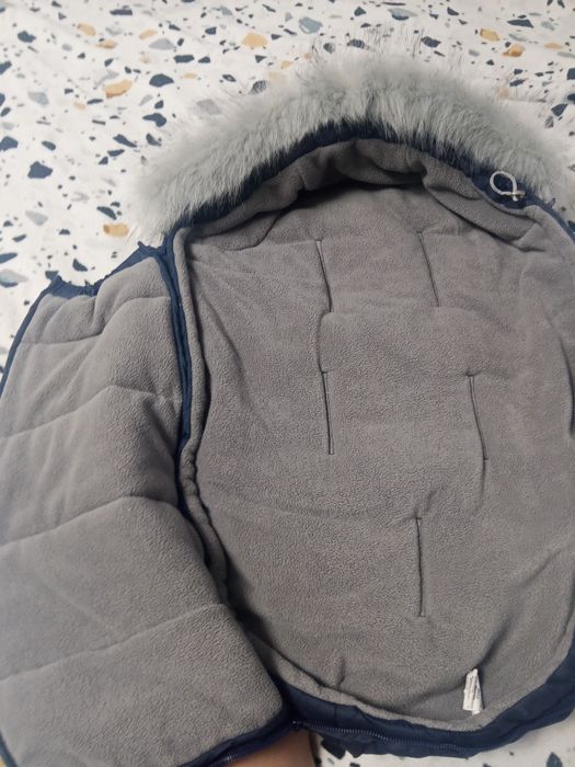 Дитячий конверт, темно синього кольору