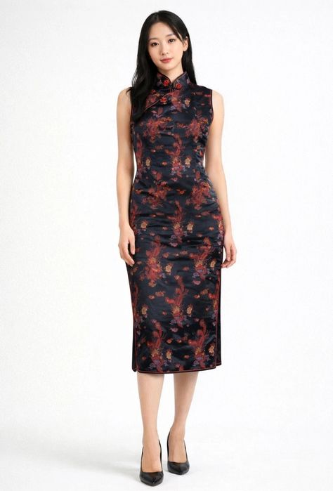 Damska jedwabna sukienka