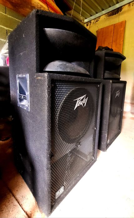 peavey hp400 sistema de altifalantes de reforço lautsprecher black wid