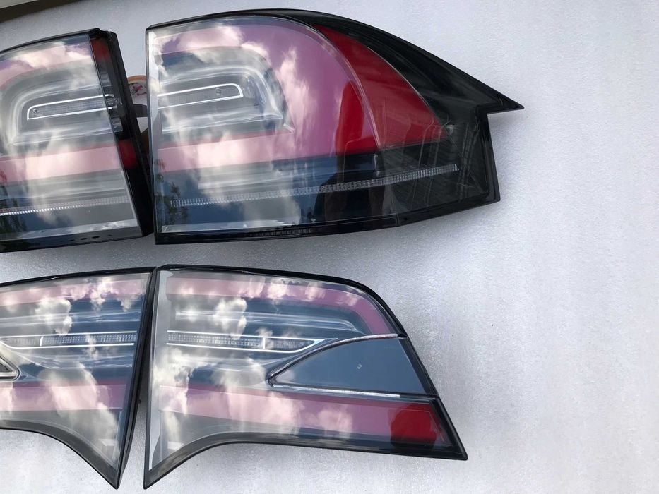 Tesla Model X фари задні фонарі рест дорест