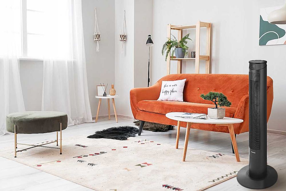 wentylator kolumnowy cichy eberg fyn wiatrak stojący jony xxl + wifi