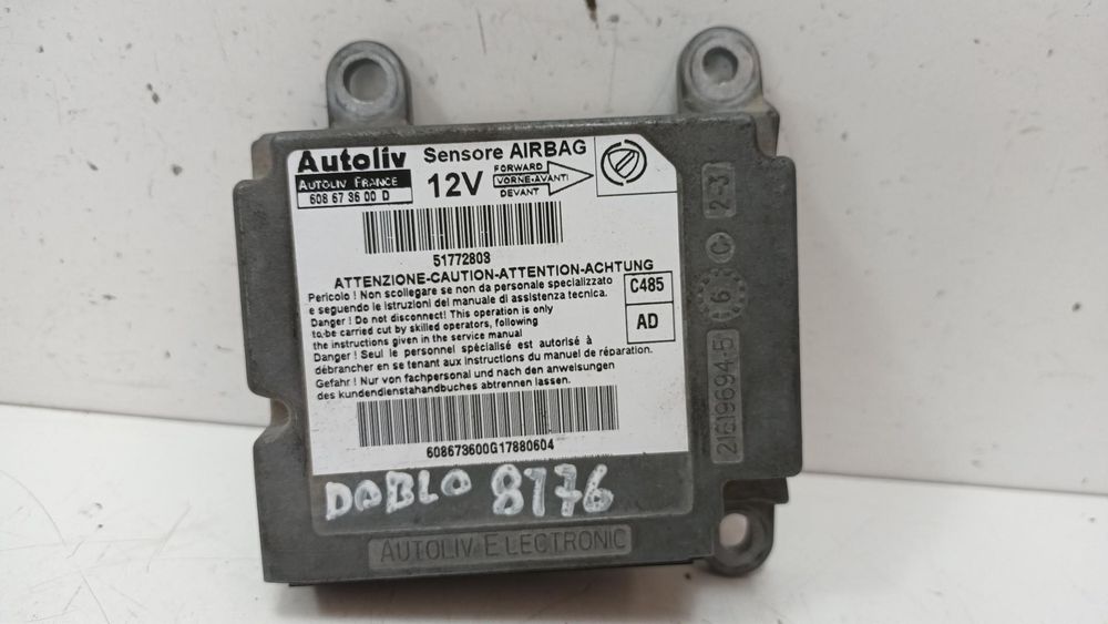 Centralina De Airbag Fiat I Doblò 223 Cargo