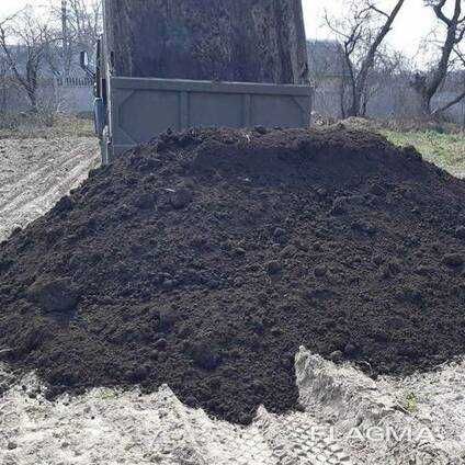 Перегній,сипець недорого насипом і в мішках/Перегной, сыпец Чорнозем