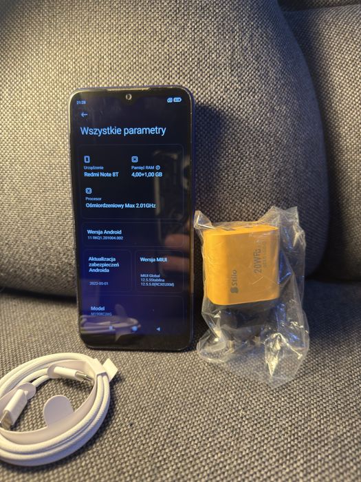 Xiaomi Redmi Note 8T komplet. Sprawne. Bez uszkodzeń. Bez sim-locka.