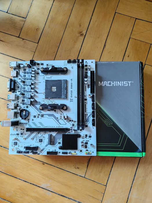 Комплект AMD Ryzen 5 3600 + Мат плата  Machinist am4 b450 + 8 Гб DDR4