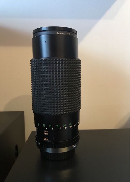 Objectiva 200mm para maquina olympus