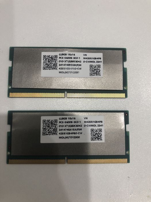 Оперативная память ОЗУ DDR5-4800 2x8gb ASUS TUF GAMING