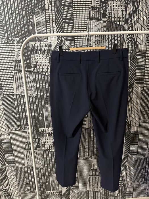 Брендові базові жіночі брюки Rafaello Rossi брюки сині Dora crop RR