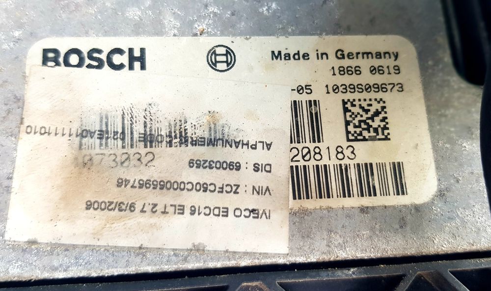 Bosch EDC16 ELFT 2.7 ECU 1039S09673 sterownik silnika oryginal NOWE