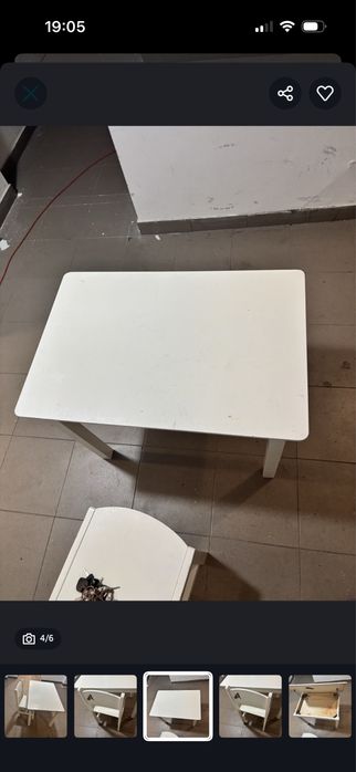 Stolik biurko z krzeselkiem
