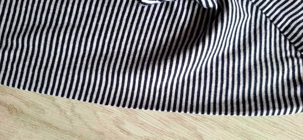 koszulka z długim w paski bluza