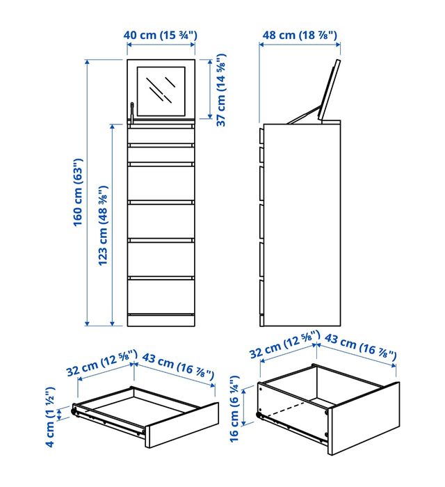Móvel Malm do IKEA