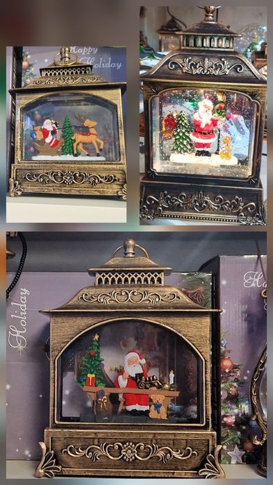 Новогодние снежные светильники на USB.