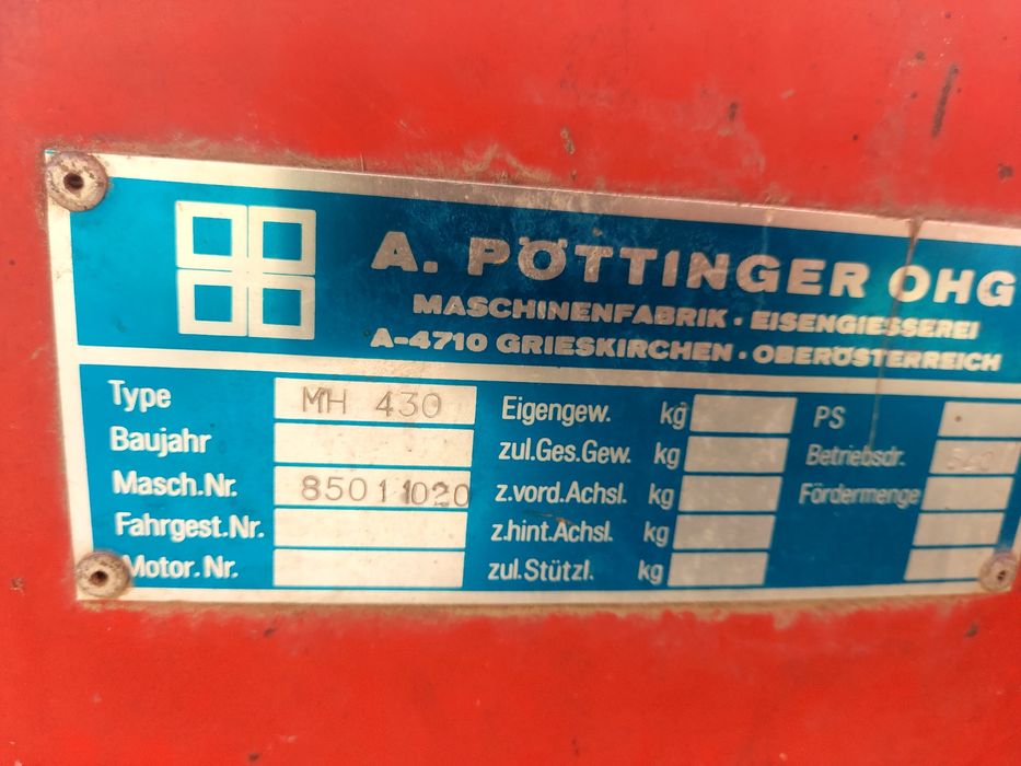 Sieczkarnia do kukurydzy Pottinger mex 2.