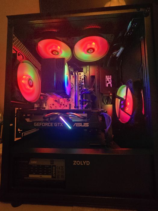 PC Gaming RYZEN , NVIDIA SUPER, 16GB RAM, teclado rato headphones novos