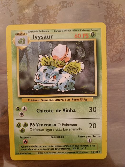 Carta Pokémon Ivysaur