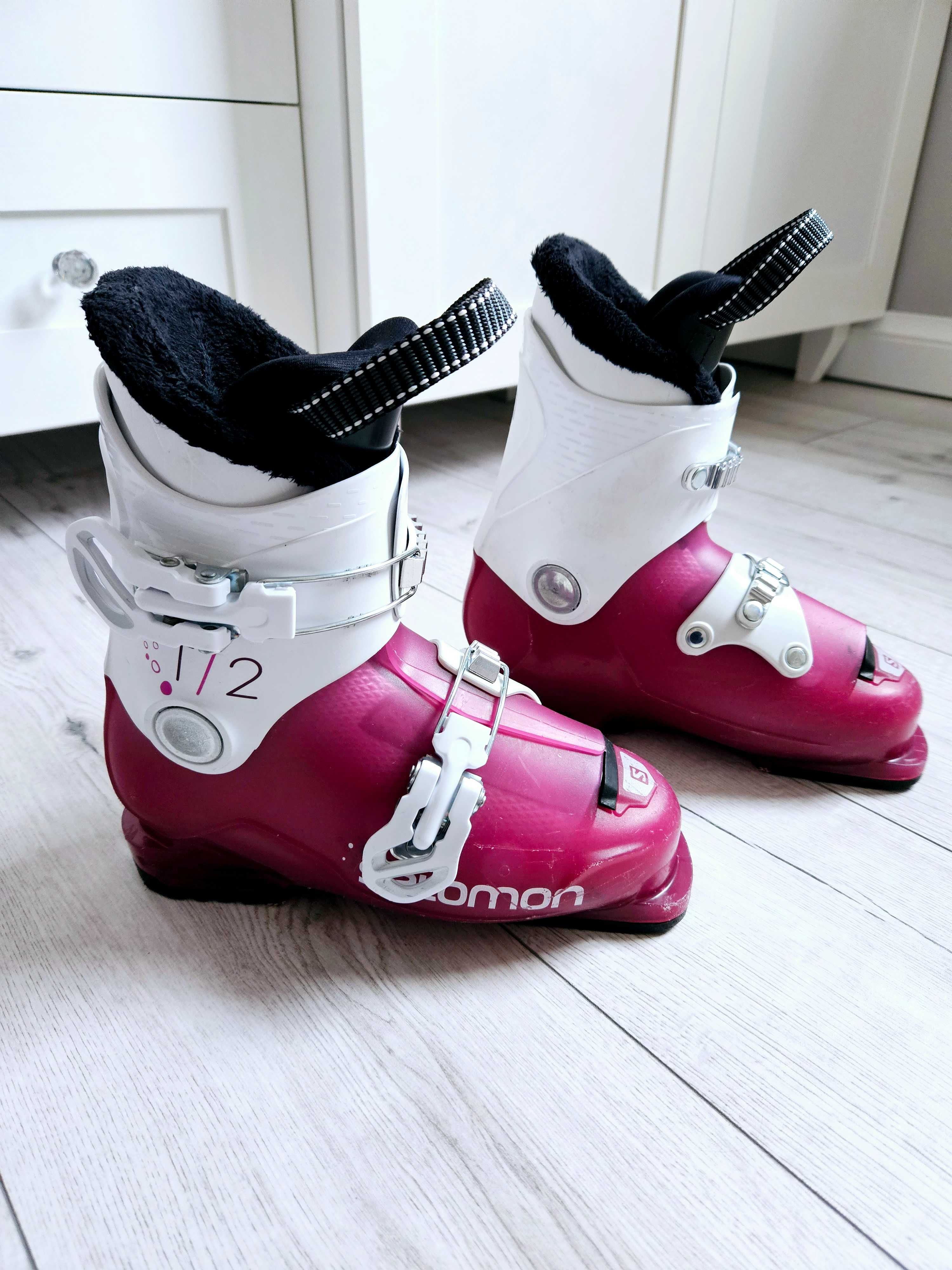Buty narciarskie SALOMON rozm. 21 T2 RT girly JR junior Andrych w
