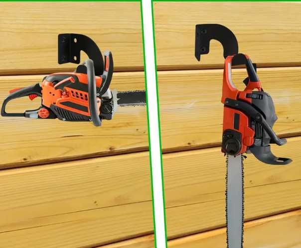 Кронштейн крепления держатель для бензопил бензопилы настенный